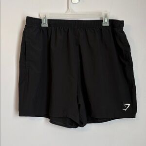 Gymshark Black Lightweight ARRIVAL 5" SHORTS Athletic Recycled Polyester XXXL